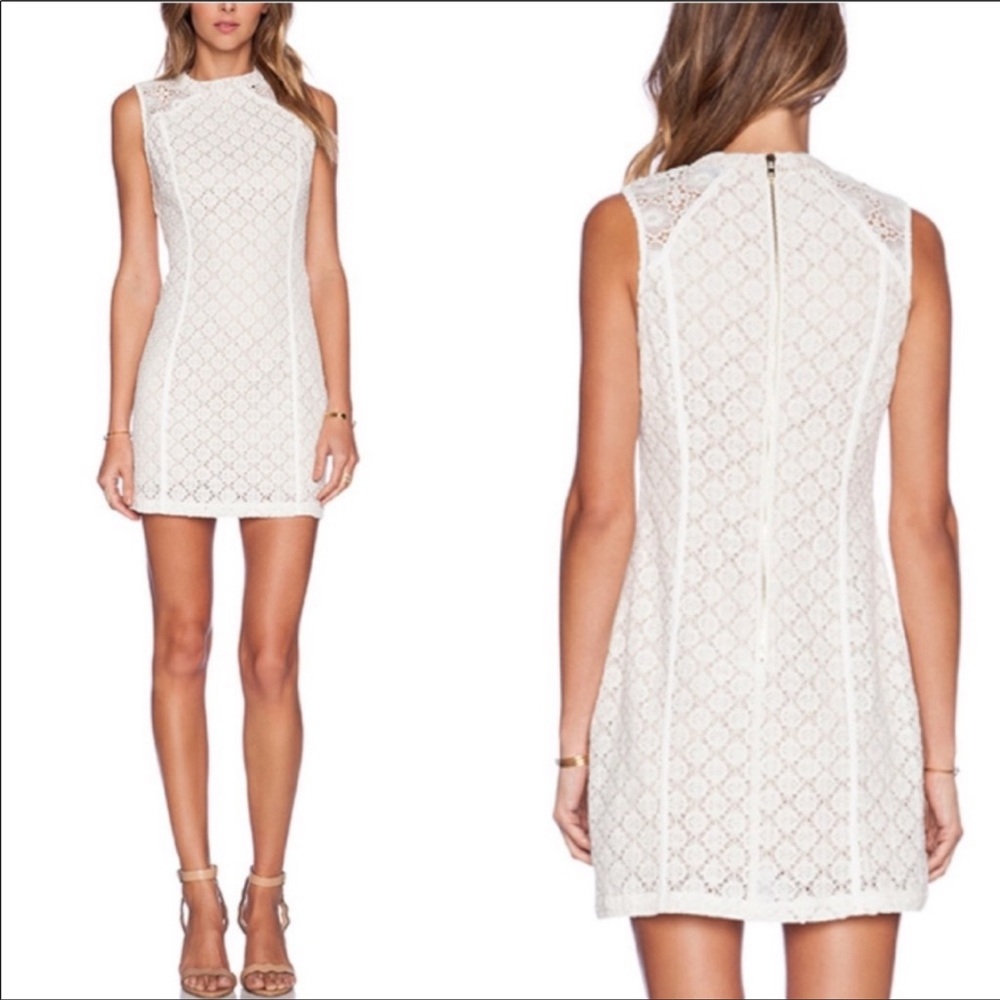 Ladakh Barcelona Lace/Crochet Dress, Mini, Lined, Size Medium